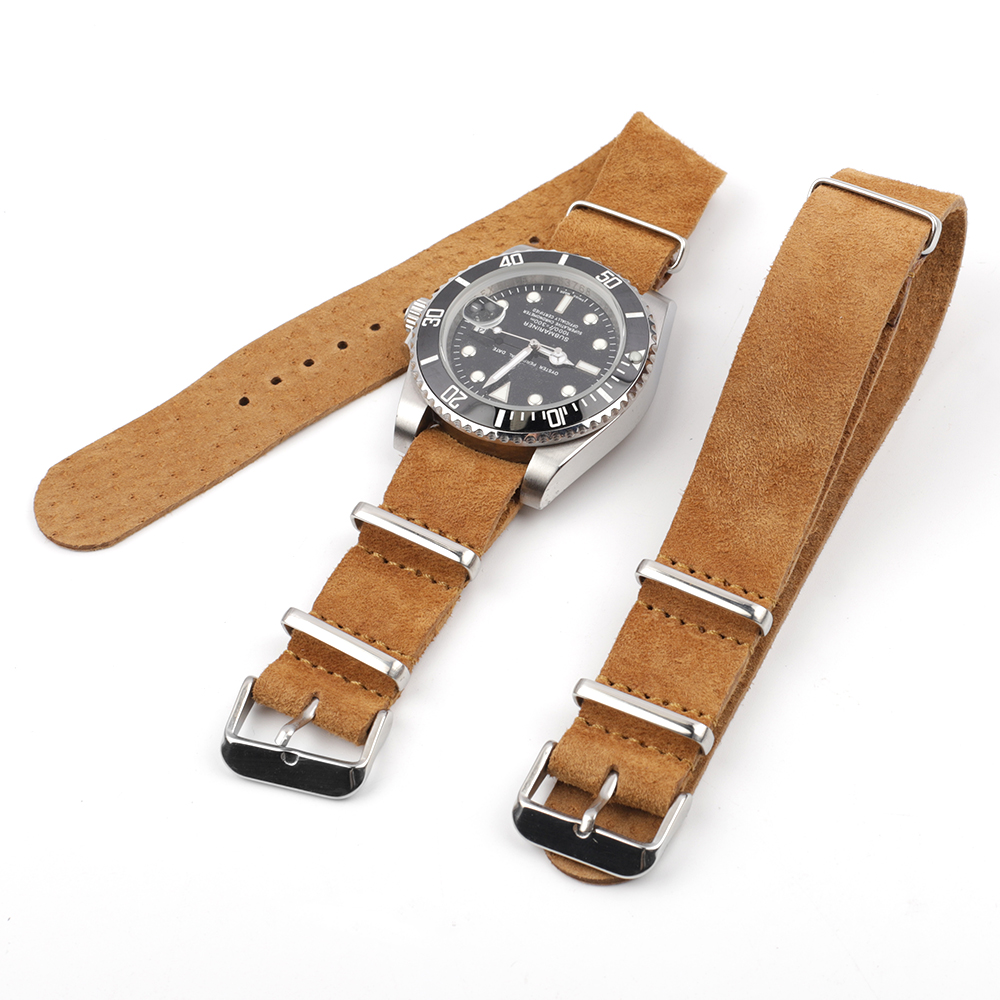 Suede Strap Watch - Bracelet de montre de Sport en