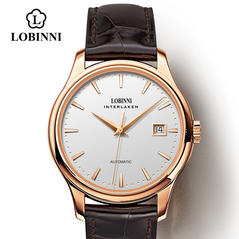 Omega Watch Constellation - Montre mécanique pour homme LOBINNI L12026,