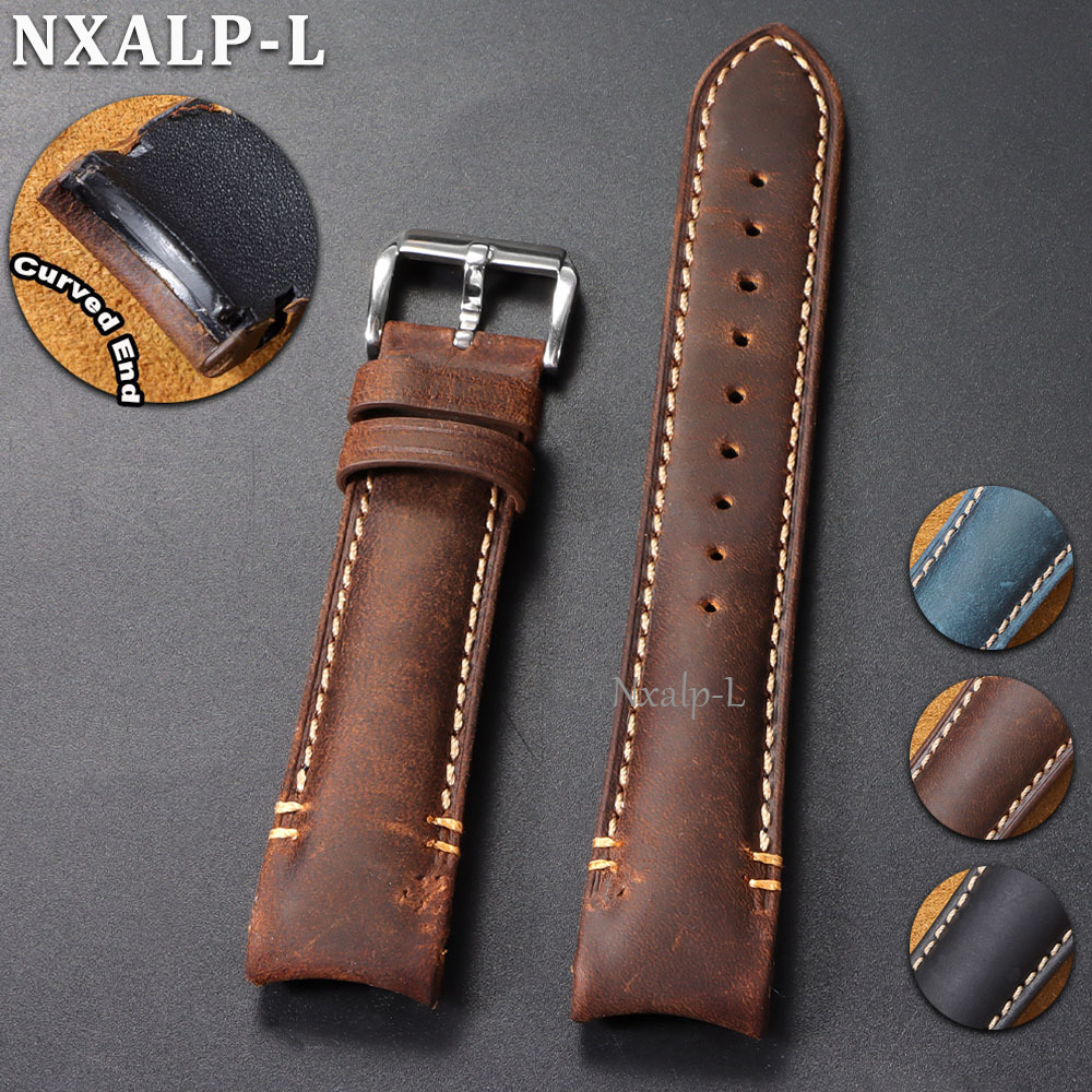 Bracelet de montre en cuir de  - Curved Spring Bar avis et prix