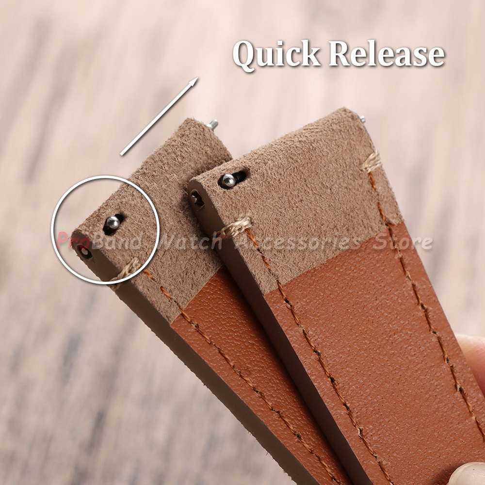 Bracelet de montre vintage en  - Suede Strap Watch avis et prix