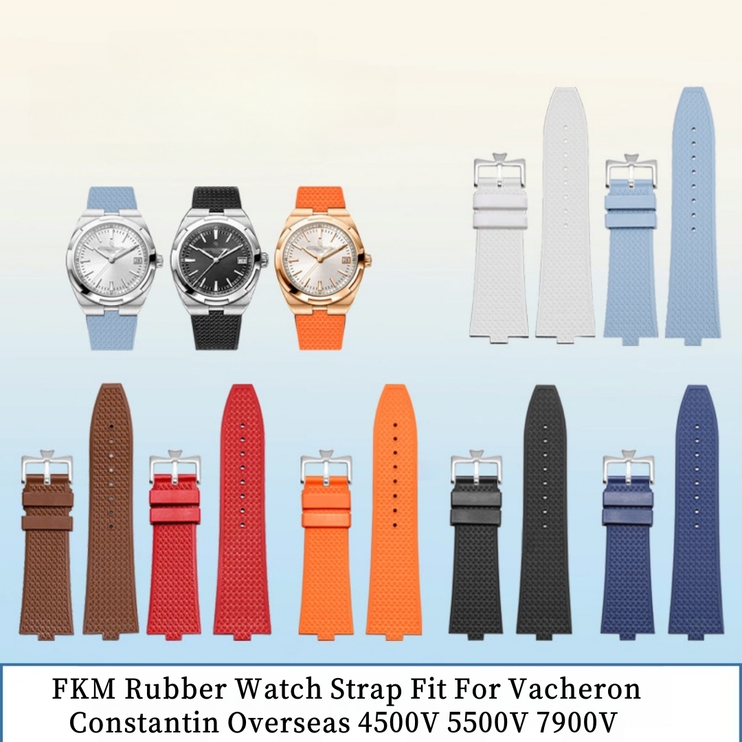 Bracelet en caoutchouc FKM de  - Cartier Watch Ballon Bleu avis et prix